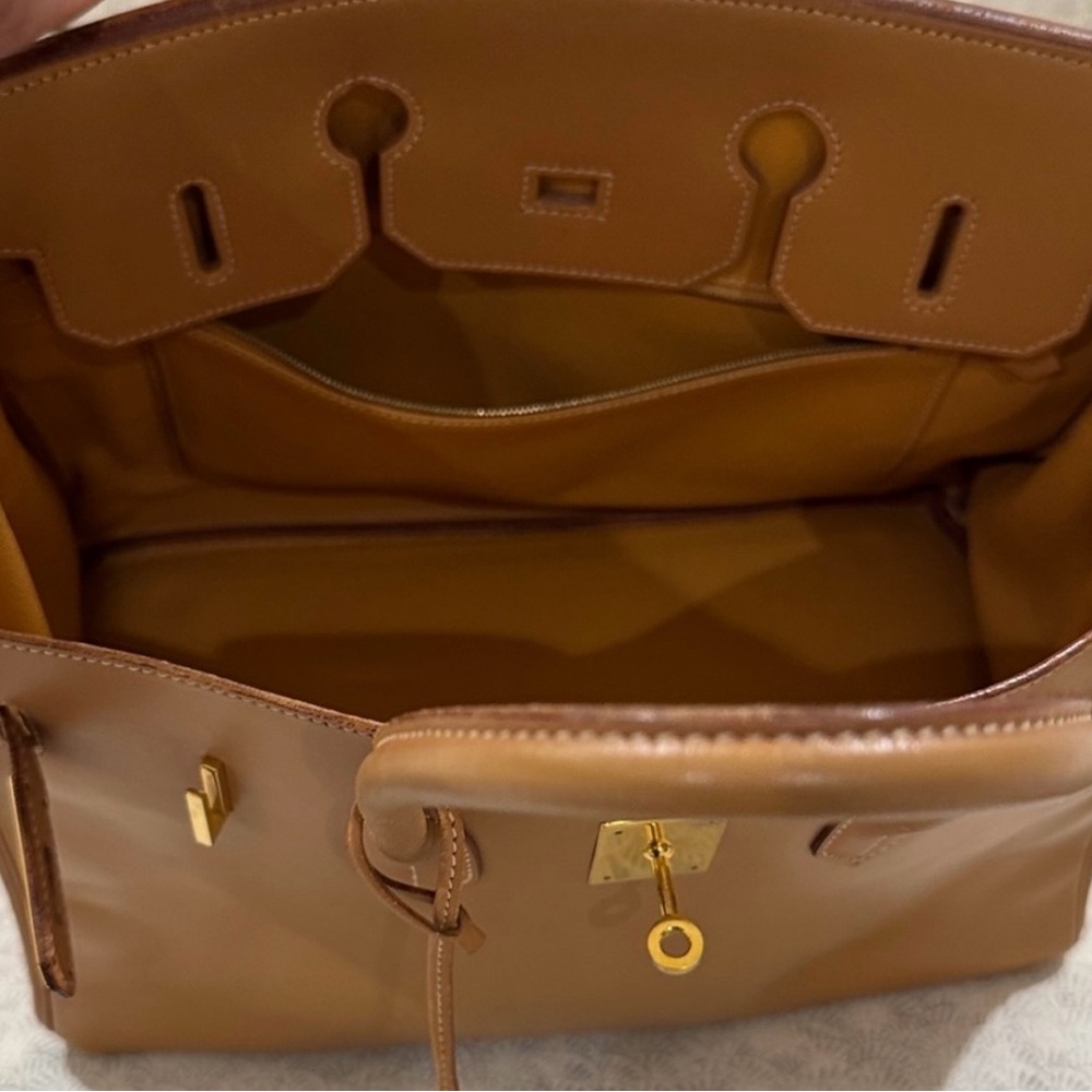 Authentic Hermes Golden Tan Birkin Tote - Posh Authenticated - Picture 2 of 7